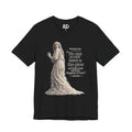 Jesus quote tee | "No one who puts his hand to the plow" Christian shirt